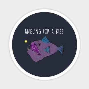 angling for a kiss Magnet